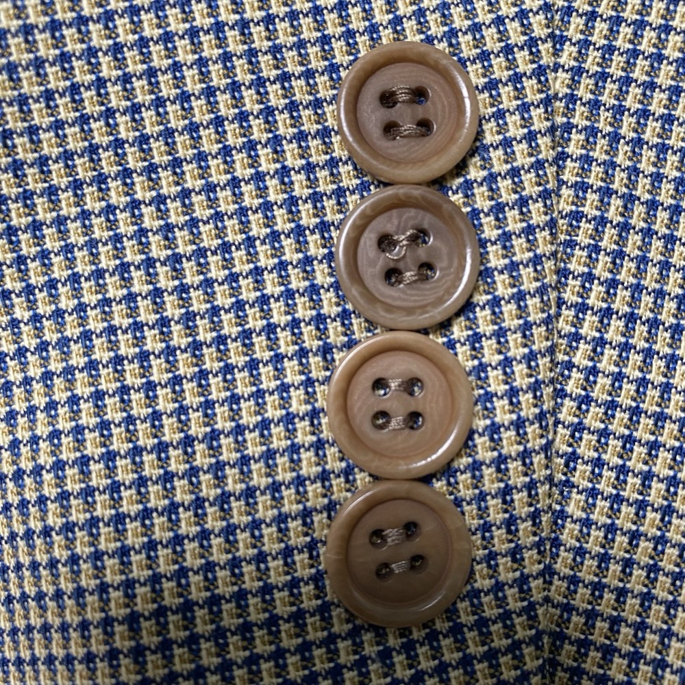Canali Blazer Sport Coat (44R) 2B0V Textured Micro Check Quiet Luxury Old Money - Picture 10 of 15